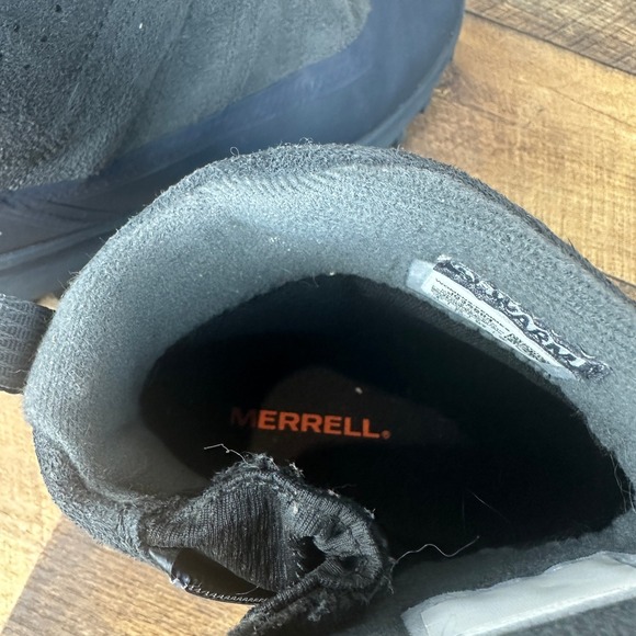 Merrell Thermo Snowdrift Waterproof Winter Boots Navy Grey J035584 Womens 8 - Picture 9 of 9